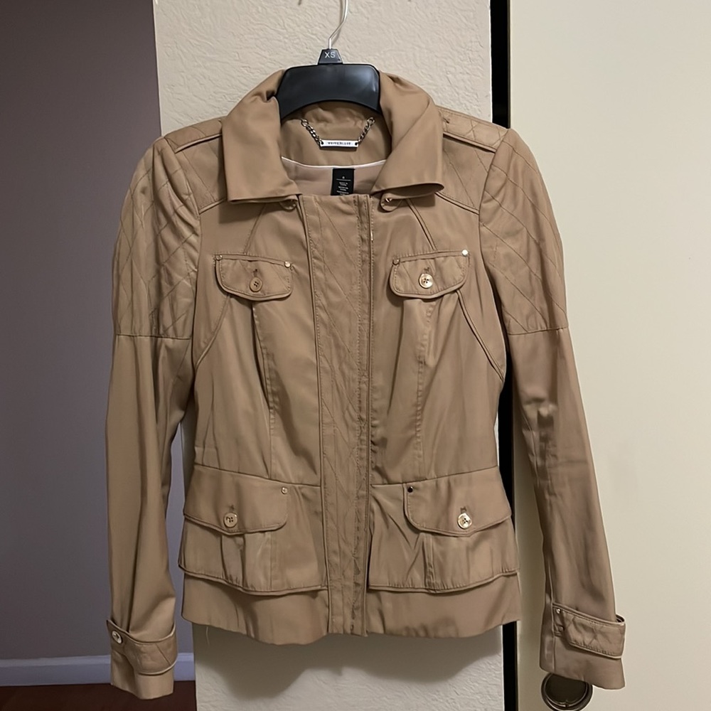 White House black market trench jacket